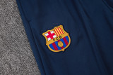 2025-26 Mens Barcelona rose pink Half Pull Tracksuit suit