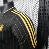 2025-26  Mens Manchester United casual style black Player  Soccer Jersey