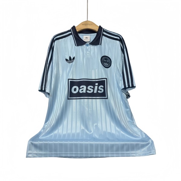 2025-26 Mens Oasis blue  Player version #25 soccer jersey