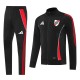 2025-26 Mens River Plate black Jacket Training Suit