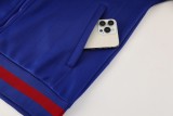 2025-26 Mens Barcelona blue Jacket Tracksuit suit