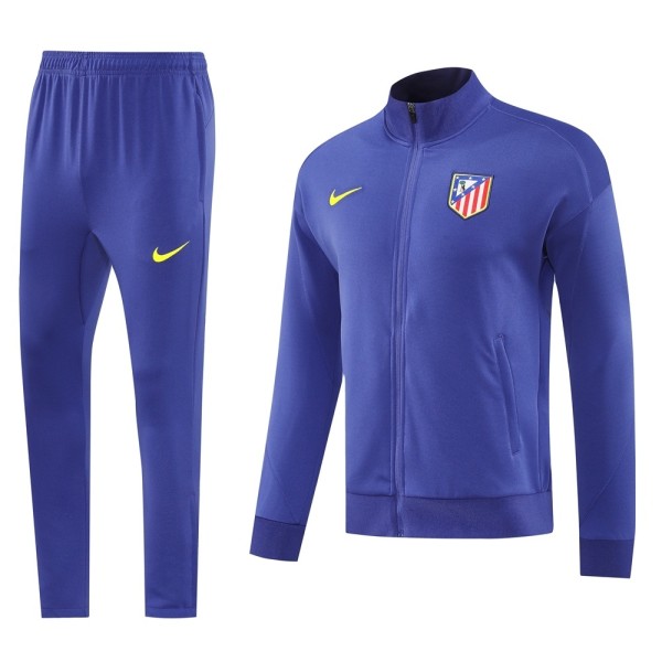 2025-26 Mens  Atletico Madrid  Purple Jacket Tracksuit suit