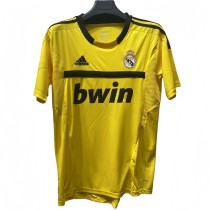 2011-12  Mens Real Madrid Retro yellow soccer Jersey
