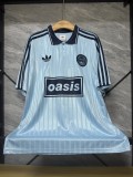 2025-26 Mens Oasis blue  Player version #25 soccer jersey