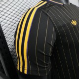 2025-26  Mens Manchester United casual style black Player  Soccer Jersey