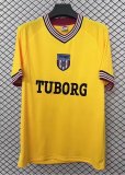 1986-87 Mens Sunderland Retro yellow Soccer Jersey