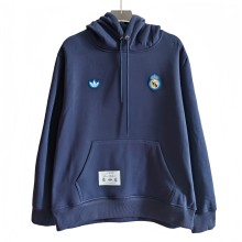2025-26 Mens Real Madrid Royal blue Hoodie Jersey