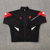 2025-26 Mens Manchester United black windbreaker