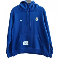 2025-26 Mens Real Madrid  blue Hoodie Jersey