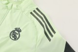 2025-26 Mens Real Madrid Light green windbreaker suit