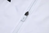 2025-26 Mens Germany White Kids Half Pull Tracksuit