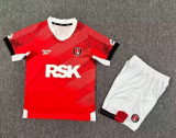 2025-26 Kids Charlton Athletic Home red Soccer Jersey