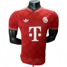 2025-26 Mens Bayern Munich Red Special Edition Player Version soccer jersey
