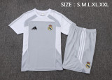 2025-26 Mens Real Madrid grey Training Short Suit