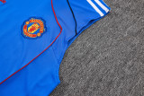 2025-26 Mens Manchester United blue vest Short traning suit