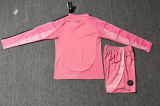 2025-2026 Kids Inter Miami Home Long Sleeve Soccer Jersey