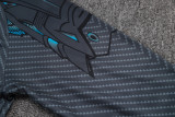 2025-26 Mens  Napoli half-pull Dark gray inkjet Tracksuit