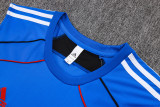 2025-26 Mens Manchester United blue vest Short traning suit