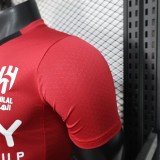 2025-26 Mens Al-Hilal red Player version soccer jersey