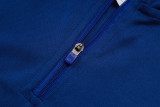 2025-26 Kids Arsenal  Royal blue Half Pull Tracksuit
