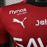 2025-26 Mens Al-Hilal red Player version soccer jersey
