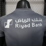 2025-26 Mens Al-Hilal third away  grey Player version soccer jersey