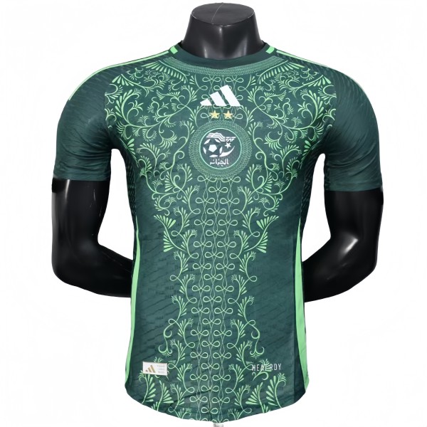 2025-26 Mens Algeria green Player  soccer Jersey