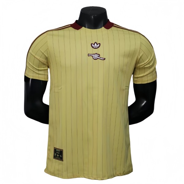 2025-26  Mens Arsenal yellow Player version soccer Jersey