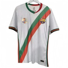 2025-26 Mens Barcelona Special Edition   White Player version soccer Jersey
