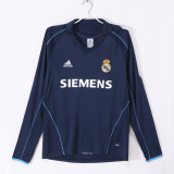 2005-06 Retro Real Madrid away long sleeve Jersey