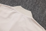 2025-26 Kids Ajax Half-pull  beige Training suit
