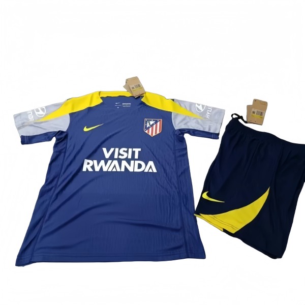 2025-2026  Mens Atletico Madrid Dark Blue Training Short Suit
