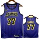 20-21 Lakers DONCIC #77 Purple Top Quality Hot Pressing NBA Jersey(圆领)