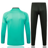 2025-26 Mens  Fluminense green  Half Pull Tracksuit