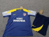 2025-2026  Mens Atletico Madrid Dark Blue Training Short Suit