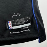 23-24 Dallas Mavericks DAVIS #3 Black City Edition Top Quality Hot Pressing NBA Jersey(V领)