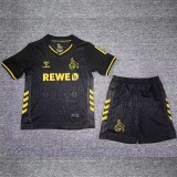 2025-26 Kids  FC Koln Third away black soccer jersey
