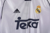 1998-00 Mens  Retro Real Madrid home  long sleeve Jersey