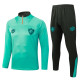 2025-26 Mens  Fluminense green  Half Pull Tracksuit