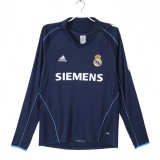 2005-06 Retro Real Madrid away long sleeve Jersey