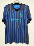 2025-26 Mens Inter Milan blue Home 1:1 soccer Jersey
