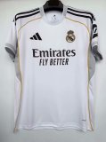 2025-26 Mens  Real Madrid home 1:1 White Jerseys  soccer