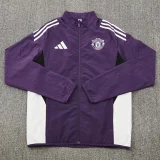 2025-26 Mens Manchester United Purple  windbreaker