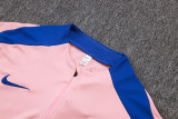 2025-26  Mens  France pink Half Pull Tracksuit