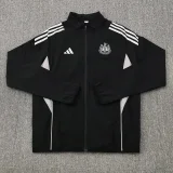 2025-26 Mens Newcastle Black Windbreaker