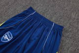 2025-26 Mens Arsenal  Royal blue Half Pull Tracksuit suit