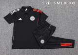 2025-26 Mens Ajax black  polo Tracksuit