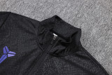 2025-26 Mens Barcelona black Jacket Tracksuit