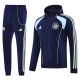 2025-26  Mens Ajax blue hoodie Tracksuit
