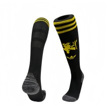 2025-26  Manchester United third away black football socks